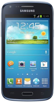 Samsung Galaxy Core GT-I8260 10,9 cm (4.3") SIM singola Android 4.1 3G 4 GB 1800 mAh Blu, Metallico