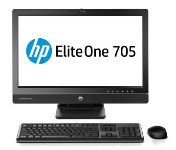 HP EliteOne 705 G1 AMD PRO A4 PRO A4-7350B 58,4 cm (23") 1920 x 1080 Pixel PC All-in-one 4 GB DDR3-SDRAM 500 GB HDD Windows 7 Professional Nero