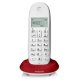 Motorola C1001L Telefono DECT Identificatore di chiamata Rosso, Bianco 2