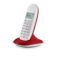 Motorola C1001L Telefono DECT Identificatore di chiamata Rosso, Bianco 3