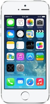 Apple iPhone 5s 10,2 cm (4") SIM singola iOS 7 4G 1 GB 16 GB 1570 mAh Argento