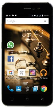 Mediacom PhonePad X525U 12,7 cm (5") Doppia SIM Android 5.1 4G Micro-USB 2 GB 16 GB 2000 mAh Nero, Oro
