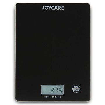 Joycare JC-445 bilancia da cucina Nero Superficie piana Rettangolo Bilancia da cucina elettronica