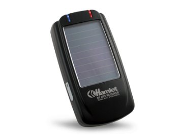 Hamlet Ricevitore gps bluetooth portatile senza fili con pannello solare