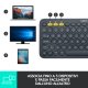 Logitech K380 Multi-Device Tastiera Bluetooth Wireless, Design Easy-Switch, Sottile, Portatile, 2 Anni di Batteria, Funziona con PC, Laptop, Windows, Mac, Android, iPad OS, Apple TV 8
