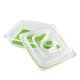FoodSaver FFC003X recipiente per cibo Quadrato Scatola 0,7 L Verde, Trasparente 1 pz 7