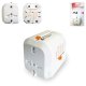 Keyteck PW-160F adattatore per presa di corrente Universale Bianco 2