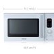 Samsung CE107BT forno a microonde Bianco 28 L 900 W 3