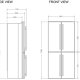 Bertazzoni RCD84F4FXNC/24 frigorifero side-by-side Libera installazione 487 L E Acciaio inox 6