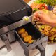 Cecotec Advance 9000 Doppia 9 L Indipendente 2800 W Friggitrice ad aria calda Nero, Acciaio inox 10