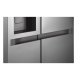 LG GSLC40PYPE Frigo Syde-by-Side, Classe E, 638L, Porte piatte, Dispenser con allaccio, Linear Cooling, Prime Silver 15