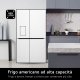 LG GSLC40PYPE Frigo Syde-by-Side, Classe E, 638L, Porte piatte, Dispenser con allaccio, Linear Cooling, Prime Silver 5