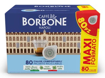 Caffè Borbone 44BNERADECISA80PZ capsula e cialda da caffè Cialde caffè 80 pz
