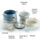 Ariete 2904 Rice Cooker - Cuociriso Elettrico con bowl in ceramica - Sushi fatto in casa - Multicooker - Linea Vintage - 3,5 L - 650 W - Celeste 11