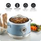 Ariete 2904 Rice Cooker - Cuociriso Elettrico con bowl in ceramica - Sushi fatto in casa - Multicooker - Linea Vintage - 3,5 L - 650 W - Celeste 12