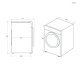 Haier HW110-BD14397U1 lavatrice Caricamento frontale 11 kg 1400 Giri/min Bianco 43