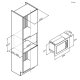 Candy CA20FMW7NG Acciaio inox Solo microonde Da incasso 20 L 800 W 10