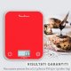 Moulinex BN50U3 bilancia da cucina Rosso Superficie piana Rettangolo Bilancia da cucina elettronica 6