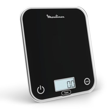 Moulinex BN50U5 bilancia da cucina Nero Superficie piana Rettangolo Bilancia da cucina elettronica