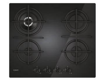 Candy Moderna CVG6BR4WTB Nero Da incasso 60 cm Gas 4 Fornello(i)