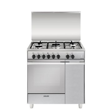 Glem Gas UQ855MI6 cucina Elettrico Acciaio inox