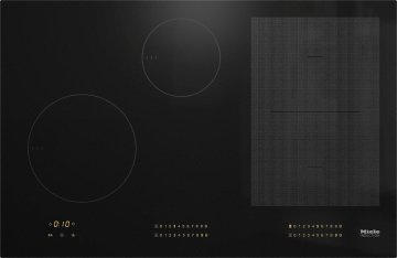 Miele KM 7574 FL Nero Da incasso 80 cm Piano cottura a induzione 4 Fornello(i)