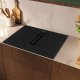 Neff V57YHQ4C0 piano cottura Nero Da incasso 70 cm Ceramica 4 Fornello(i) Cappa da incasso 4
