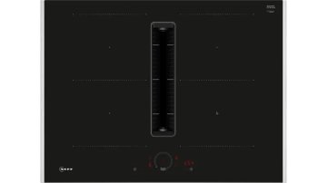Neff V57THQ4L0 piano cottura Nero Da incasso 70 cm Piano cottura a induzione 4 Fornello(i) Cappa da incasso