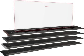 Neff I88WMM1Y7 cappa aspirante Aspirazione verso il basso Nero 501 m³/h