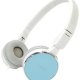 ZUMREED Sfit Cuffie Cablato A Padiglione MUSICA Blu, Bianco 2