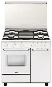 Smeg CB90SV cucina Built-in cooker Gas Bianco