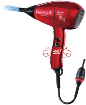 Valera SN 9200T RC asciuga capelli 2000 W Nero, Rosso