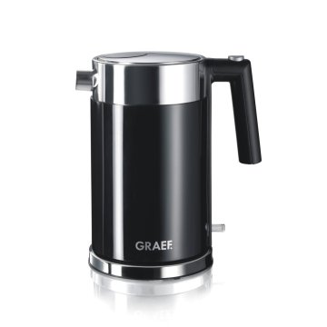 Graef WK 62 EU bollitore elettrico 1,5 L 2015 W Nero, Acciaio inox