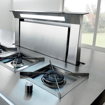 Falmec Down Draft Aspirazione verso il basso Acciaio inox