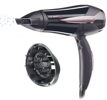 BaByliss D261E asciuga capelli 2200 W Nero, Grigio