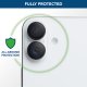 Cellularline Camera Lens Ring - iPhone 16/16 Plus Vetro temperato per la protezione della fotocamera 11