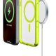 Cellularline Iconic Mag - iPhone 16 Pro Custodia trasparente con bordi colorati compatibile con ecosistema Magsafe 7