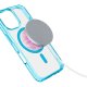 Cellularline Iconic Mag - iPhone 16 Pro Custodia trasparente con bordi colorati compatibile con ecosistema Magsafe 3