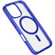 Cellularline Iconic Mag - iPhone 16 Pro Custodia trasparente con bordi colorati compatibile con ecosistema Magsafe 2