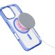 Cellularline Iconic Mag - iPhone 16 Pro Custodia trasparente con bordi colorati compatibile con ecosistema Magsafe 6