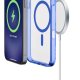 Cellularline Iconic Mag - iPhone 16 Plus Custodia trasparente con bordi colorati compatibile con ecosistema Magsafe 7