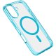 Cellularline Iconic Mag - iPhone 16 Custodia trasparente con bordi colorati compatibile con ecosistema Magsafe 2