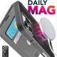 Cellularline Daily Mag - iPhone 16 Pro Max Custodia a libro con retro rigido semitrasparente compatibile con ecosistema Magsafe® 3