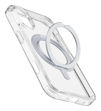 Cellularline Spin Mag - iPhone 16 Custodia con supporto ad anello rotabile, compatibile con ecosistema Magsafe