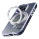 Cellularline Spin Mag - iPhone 16 Pro Max Custodia con supporto ad anello rotabile, compatibile con ecosistema Magsafe 11