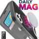 Cellularline Daily Mag - iPhone 16 Custodia a libro con retro rigido semitrasparente compatibile con ecosistema Magsafe® 3