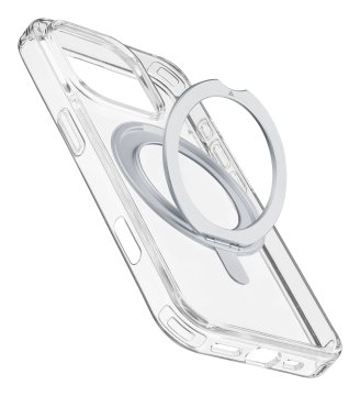 Cellularline Spin Mag - iPhone 16 Pro Custodia con supporto ad anello rotabile, compatibile con ecosistema Magsafe