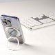 Cellularline Spin Mag - iPhone 16 Pro Custodia con supporto ad anello rotabile, compatibile con ecosistema Magsafe 16