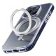 Cellularline Spin Mag - iPhone 16 Pro Custodia con supporto ad anello rotabile, compatibile con ecosistema Magsafe 3