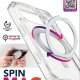 Cellularline Spin Mag - iPhone 16 Pro Custodia con supporto ad anello rotabile, compatibile con ecosistema Magsafe 9